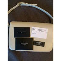 Saint Laurent Le Maillon Smooth Leather Leer in Wit