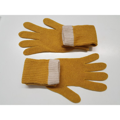 Jucca Handschuhe aus Kaschmir in Gelb