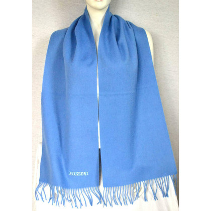 Missoni Schal/Tuch aus Wolle in Blau