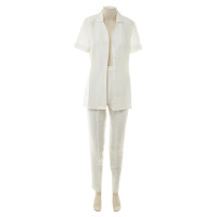 Burberry Pantalon de costume en blanc