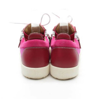 Giuseppe Zanotti Sneakers aus Leder in Rosa / Pink