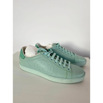 Gucci Trainers Leather in Turquoise