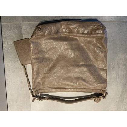 Balenciaga City Bag aus Leder in Beige
