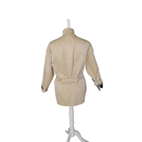 Hermès Jacket/Coat Cotton in Beige
