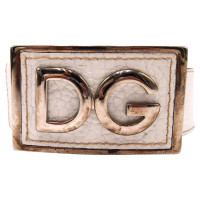 D&G Belt Leather in White