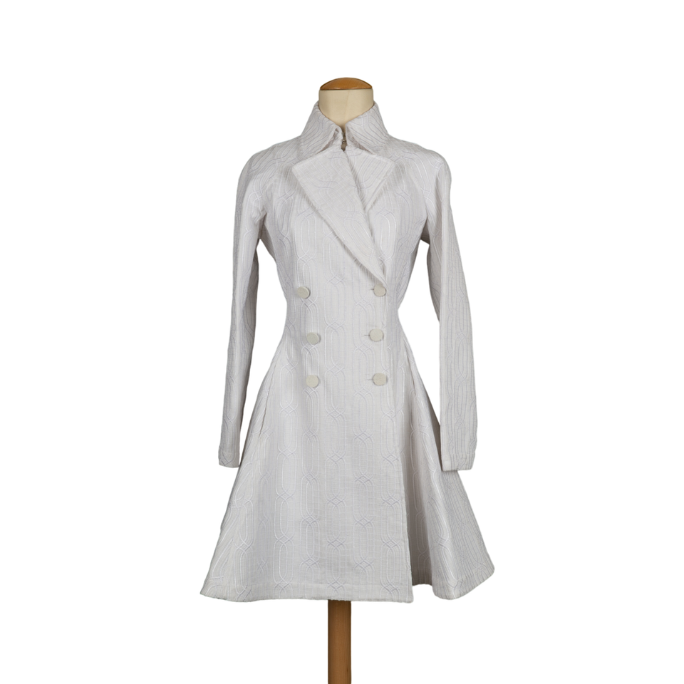 Alaïa Jacket/Coat Cotton in White