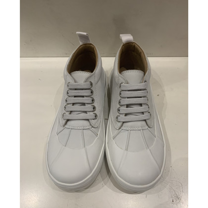 Jacquemus Lace-up shoes Suede in White