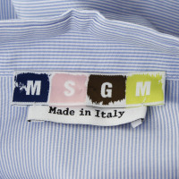 Msgm Striped shirt met kleurrijke leidingen
