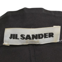 Jil Sander camicetta di seta in nero