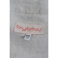 Byblos Jacke/Mantel aus Leinen in Beige