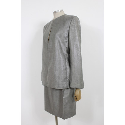 Gianni Versace Anzug aus Wolle in Grau