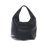 Bottega Veneta Cervo Cocker Bag Leather in Black