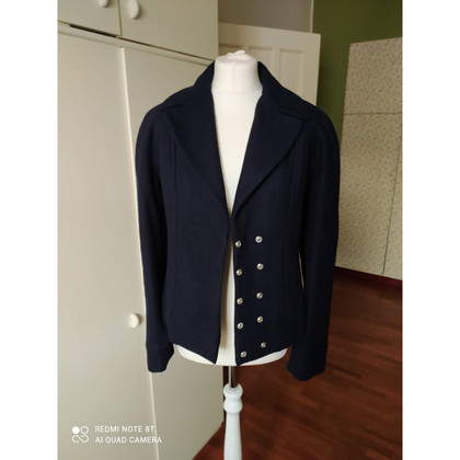 Valentino Garavani Jacket/Coat Wool in Blue
