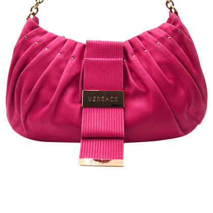 Versace Shopper Leather in Fuchsia