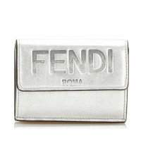 Fendi Bag/Purse Leather in Silvery