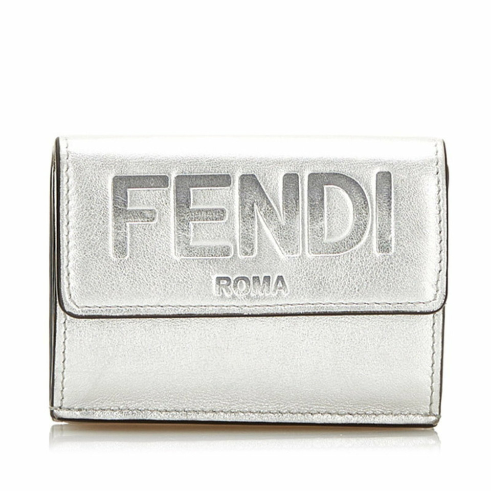 Fendi Bag/Purse Leather in Silvery