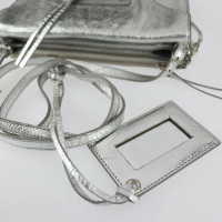 Balenciaga Papier aus Leder in Silbern