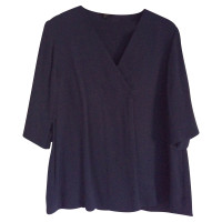 Cos Blue blouse with wrap effect