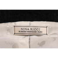 Nina Ricci Jacke/Mantel aus Wolle in Schwarz