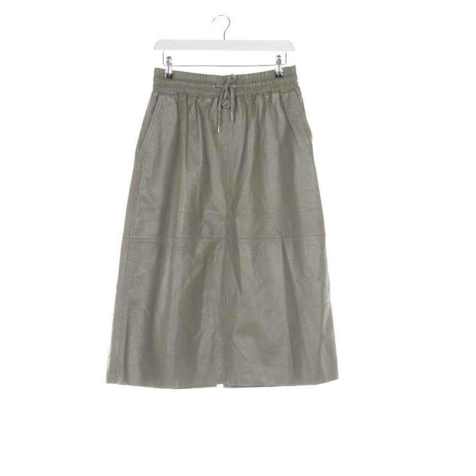 Stand Studio Skirt Leather in Green