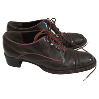 Prada Lace-up shoes Leather in Brown