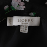 Hobbs Blouse Top in zwart / Multicolor