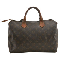 Louis Vuitton Speedy 30 Leer in Bruin