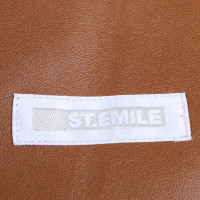 St. Emile Jacket/Coat Leather in Brown
