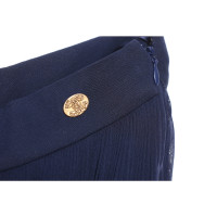 Chanel Paio di Pantaloni in Viscosa in Blu