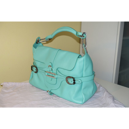 Jimmy Choo Handbag Leather in Turquoise