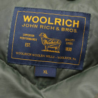 Woolrich Jacke/Mantel aus Baumwolle in Grün