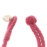 Bottega Veneta Bracelet en Cuir en Rose/pink
