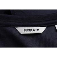 Turnover Top Cotton in Blue