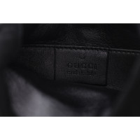 Gucci Clutch aus Leder in Schwarz