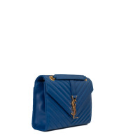 Saint Laurent Envelope Bag Leer in Blauw