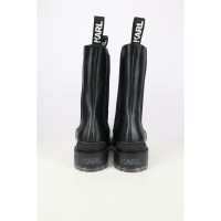 Karl Lagerfeld Ankle boots Leather in Black
