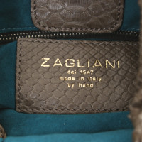 Zagliani Snake leather shoulder bag