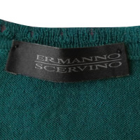 Ermanno Scervino Wool vest with jewelry
