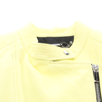 Barbara Bui Jacket/Coat Leather in Yellow
