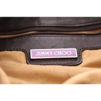 Jimmy Choo Shopper in Pelle in Marrone