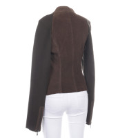 Haider Ackermann Jacket/Coat Leather in Brown