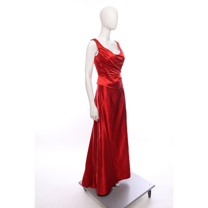 Talbot Runhof Kleid aus Seide in Rot