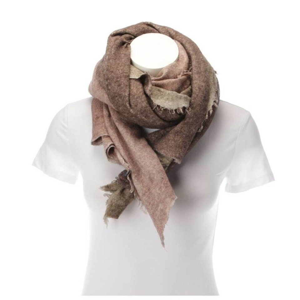 Faliero Sarti Scarf/Shawl Wool in Brown