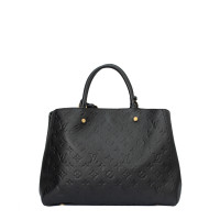Louis Vuitton Montaigne MM33 Leather in Black