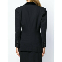 Jean Louis Scherrer Jacket/Coat Cotton in Black