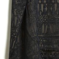 Alexander McQueen Kleid aus Seide in Schwarz