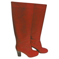 Valentino Garavani Boots Leather in Red