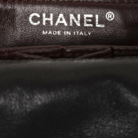 Chanel East West Chocolate Bag aus Leder in Schwarz