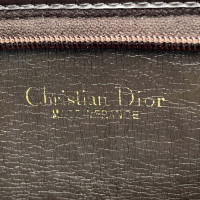 Christian Dior Clutch aus Canvas in Braun