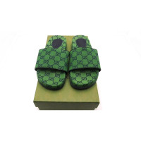 Gucci Sandals Canvas in Green
